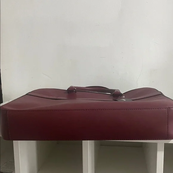 MK COOPER DARK CHERRY COMMUTER BRIEFCASE BAG RETAIL $598 NEW
